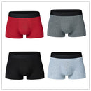 4 pcs/lot Large Loose men underwear Male Panties Cotton UnderPants Men Boxers Big Yards Men's Panties Plus Size 4XL 5XL 6XL