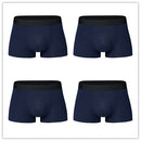 4 pcs/lot Large Loose men underwear Male Panties Cotton UnderPants Men Boxers Big Yards Men's Panties Plus Size 4XL 5XL 6XL