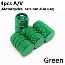 4Pcs Bike Wheel Tire Covered Car Motorcycle Truck Universal Tube Tyre Bicycle AV SV American AIR Valve Cap Dustproof 10 Colors