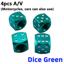 4Pcs Bike Wheel Tire Covered Car Motorcycle Truck Universal Tube Tyre Bicycle AV SV American AIR Valve Cap Dustproof 10 Colors