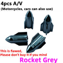 4Pcs Bike Wheel Tire Covered Car Motorcycle Truck Universal Tube Tyre Bicycle AV SV American AIR Valve Cap Dustproof 10 Colors