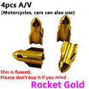 4Pcs Bike Wheel Tire Covered Car Motorcycle Truck Universal Tube Tyre Bicycle AV SV American AIR Valve Cap Dustproof 10 Colors