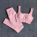 Women's Sportswear Fitness Yoga Sets High Waist Sports Leggings Sports Bra Gym Clothing Workout Set Sport Suit