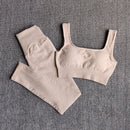 Women's Sportswear Fitness Yoga Sets High Waist Sports Leggings Sports Bra Gym Clothing Workout Set Sport Suit