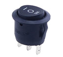 1pc Red Black White ON/OFF Round Rocker Toggle Switch 6A/250VAC 10A 125VAC Power switch cap with Plastic Push Button Switch 2PIN