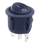 1pc Red Black White ON/OFF Round Rocker Toggle Switch 6A/250VAC 10A 125VAC Power switch cap with Plastic Push Button Switch 2PIN