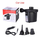 2020 New Electric Air Pump Potable Inflatable Compressor For Mattress Swimming Pool Fast Air Filling Inflator Blower 3 Nozzles