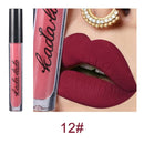 KADALADO Sexy Color Waterproof Matte Lipstick Lip Gloss Makeup long lasting Liquid Lipstick Lip Tint Kit Cosmetic 24 Colors