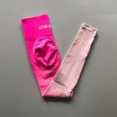 New ombre seamless leggings for women high waist yoga pants sexy booty legging scrunch butt pink fitness legging sports tights