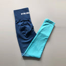 New ombre seamless leggings for women high waist yoga pants sexy booty legging scrunch butt pink fitness legging sports tights