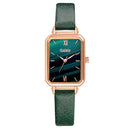 Gaiety Women Fashion Quartz Watch Bracelet Set Green Dial Luxury Women Watches Simple Rose Gold Mesh Ladies Watch Dropshipping