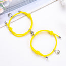 2pcs Couple Magnet Attract Each Other Creative Personality Couple Bracelet Men and Women Charm Girl Bracelet Jewelry Lover Gift