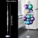 7 /11/19tubes Balloon Holder Column Balloons Stand Stick Balons Birthday Party Decorations Kids Wedding Christmas Decor Supplies