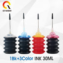 30ML Refill Dye Ink Kit For Epson Canon HP Brother Lexmark DELL Kodak Inkjet Printer Cartridge Printer for hp 302 301 652 21 901