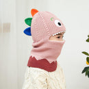 Doitbest 2 to 6 years old Boy girl Beanie Protect neck Cartoon animal Windproof Winter Child knit hat kids girl's Earflap Caps