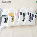 Comfortable Cotton Socks Stylish Casual Breathable Short Blend elastic Warm Wear Resistant lady thermal  invierno mujer cute
