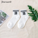 Comfortable Cotton Socks Stylish Casual Breathable Short Blend elastic Warm Wear Resistant lady thermal  invierno mujer cute