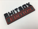 1X 3D ABS Emblem SHITBOX EDITION Badge Car Tail Side Sticker Accessories