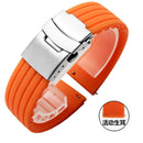 20mm 22mm Quick Release Silicone Watch Bands For Samsung Active 43mm 47mm for Fossil Watch Strap 18mm 24mm Rubber Sport Bands