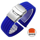 20mm 22mm Quick Release Silicone Watch Bands For Samsung Active 43mm 47mm for Fossil Watch Strap 18mm 24mm Rubber Sport Bands