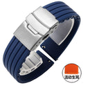 20mm 22mm Quick Release Silicone Watch Bands For Samsung Active 43mm 47mm for Fossil Watch Strap 18mm 24mm Rubber Sport Bands