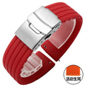 20mm 22mm Quick Release Silicone Watch Bands For Samsung Active 43mm 47mm for Fossil Watch Strap 18mm 24mm Rubber Sport Bands