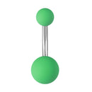 1-10PCs Colorful Acrylic Belly Bars Pircing Navel Ring Stud Women Piercing Belly Button Surgical Steel Post Sexy Piercings 14G