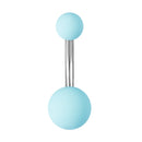 1-10PCs Colorful Acrylic Belly Bars Pircing Navel Ring Stud Women Piercing Belly Button Surgical Steel Post Sexy Piercings 14G