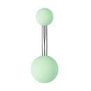 1-10PCs Colorful Acrylic Belly Bars Pircing Navel Ring Stud Women Piercing Belly Button Surgical Steel Post Sexy Piercings 14G