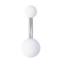 1-10PCs Colorful Acrylic Belly Bars Pircing Navel Ring Stud Women Piercing Belly Button Surgical Steel Post Sexy Piercings 14G