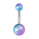 1-10PCs Colorful Acrylic Belly Bars Pircing Navel Ring Stud Women Piercing Belly Button Surgical Steel Post Sexy Piercings 14G