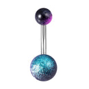 1-10PCs Colorful Acrylic Belly Bars Pircing Navel Ring Stud Women Piercing Belly Button Surgical Steel Post Sexy Piercings 14G
