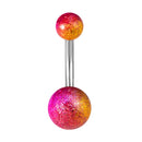 1-10PCs Colorful Acrylic Belly Bars Pircing Navel Ring Stud Women Piercing Belly Button Surgical Steel Post Sexy Piercings 14G