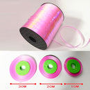 Ynaayu 10M 20M 30M Laser Ribbon New Satin Ribbons Wedding Birthday Party Decorative For Balloons Gift Bag Cake Packing