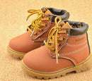 2021 Winter Children's Boots Girls Boys Plush Martin Boots Casual Warm Ankle Shoes Kids Fashion Sneakers Baby Snow Boots
