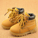 2021 Winter Children's Boots Girls Boys Plush Martin Boots Casual Warm Ankle Shoes Kids Fashion Sneakers Baby Snow Boots