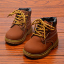 2021 Winter Children's Boots Girls Boys Plush Martin Boots Casual Warm Ankle Shoes Kids Fashion Sneakers Baby Snow Boots