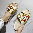 WEH Summer Slippers Men Women Indoor Eva 2020 Cool Soft Bottom Sandals Trend Slides Light Beach Shoes Slippers Home big size 46