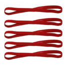 5Pcs Candy Color Women Men Yoga Hair Bands Sports Headband Non-slip Running Elastic Rubber Sweatband Football Hair Accessories
