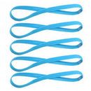 5Pcs Candy Color Women Men Yoga Hair Bands Sports Headband Non-slip Running Elastic Rubber Sweatband Football Hair Accessories