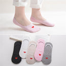 5 Pairs Lot Cotton Women Socks Female Casual Boat 3D Pack Cartoon Harajuku Unicron Cat Cute Invisiable Funny Girl Ankle Sock Set