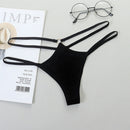1 Pcs Sexy Women G-String Cotton Panties Lingerie Thin Strap Hollow Soft Briefs Low Rise Thong Breathable Female Underwear