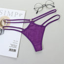 1 Pcs Sexy Women G-String Cotton Panties Lingerie Thin Strap Hollow Soft Briefs Low Rise Thong Breathable Female Underwear