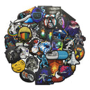 10/80 Pcs Universe Outer Space Stickers UFO Alien Astronaut for Laptop Skateboard Computer Guitar Kids Cartoon Sticker Decal Toy