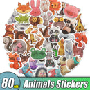 10/80 Pcs Universe Outer Space Stickers UFO Alien Astronaut for Laptop Skateboard Computer Guitar Kids Cartoon Sticker Decal Toy