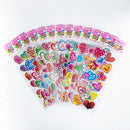 12 Sheets/Pack Cute Bulk 3D Puffy Stickers for Kids Scrapbooking Laptop Mobile Phone Decoration Girl Boy Birthday Gift