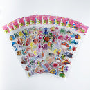 12 Sheets/Pack Cute Bulk 3D Puffy Stickers for Kids Scrapbooking Laptop Mobile Phone Decoration Girl Boy Birthday Gift
