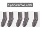 2021 Brand New High Quality Men Cotton Harajuku Happy Socks Compression Socks Men's Business Dress Long Socks Gifts 5 Pairs Hot