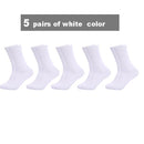 2021 Brand New High Quality Men Cotton Harajuku Happy Socks Compression Socks Men's Business Dress Long Socks Gifts 5 Pairs Hot