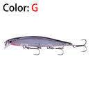 1Pcs Laser Minnow Hard Fishing Lure 11cm 13.8g Artificial Bait Sinking Slowly 3D Eyes Wobbler Tackle For Pike Bass Carp Swimbait